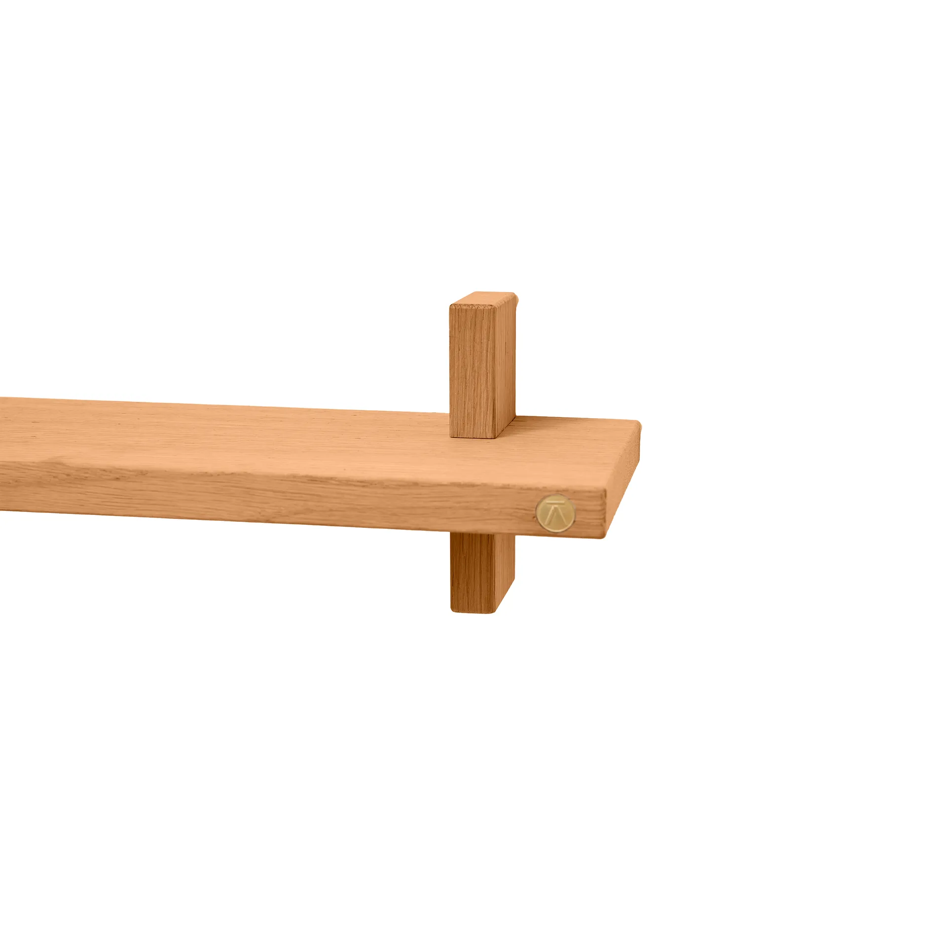 Treat Wandregal singel, Oiled Nature Oak, 50x12x11,2 cm Andersen Furniture