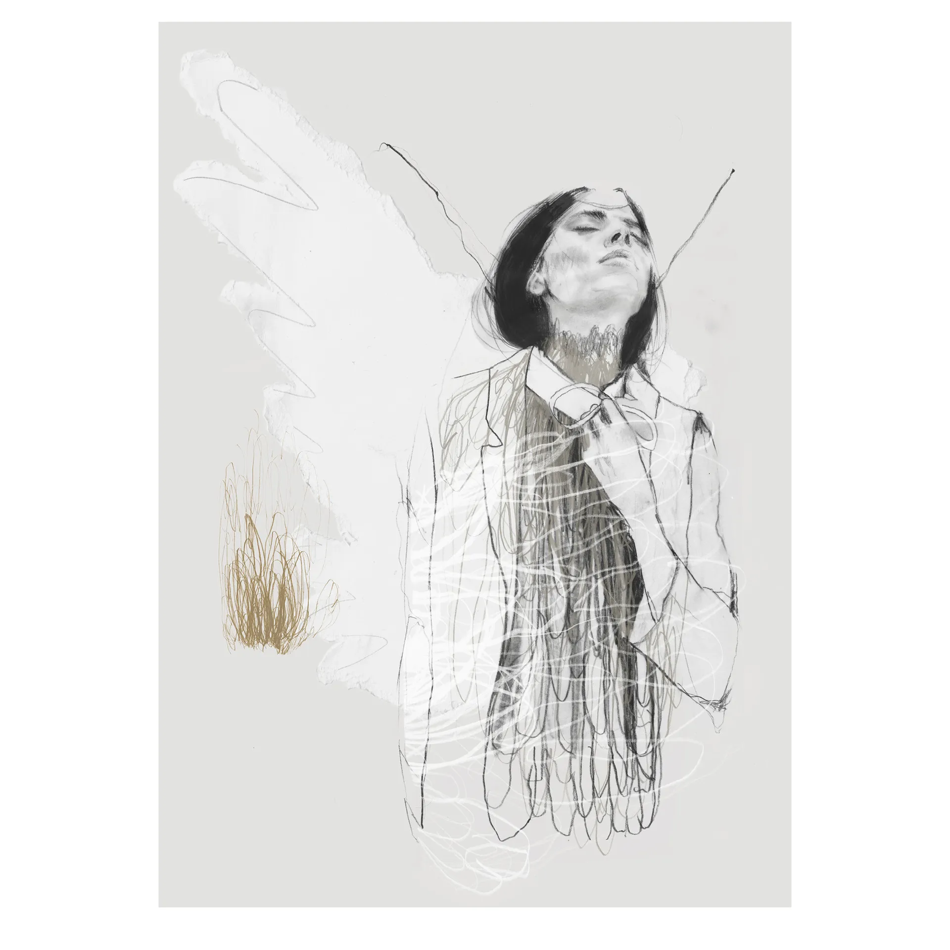 Fire flie Poster, 70 x 100cm Anna Bülow