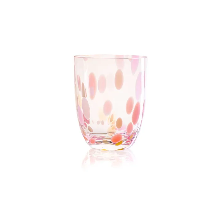Big Confetti Trinkglas 25 cl - Rosa-vanille - Anna Von Lipa