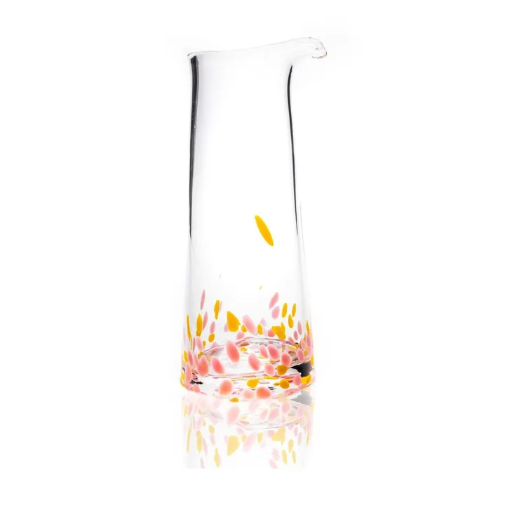 Confetti Karaffe - Rosa - gelb - Anna Von Lipa
