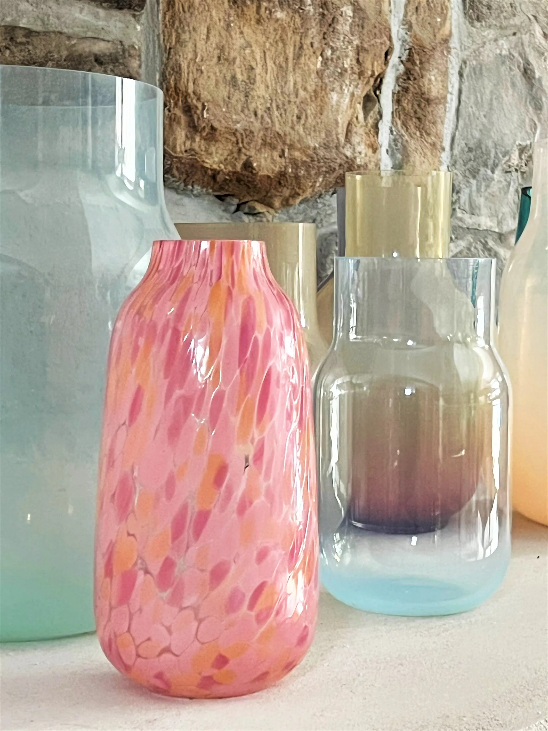 Confetti Vase, Apricot Anna Von Lipa
