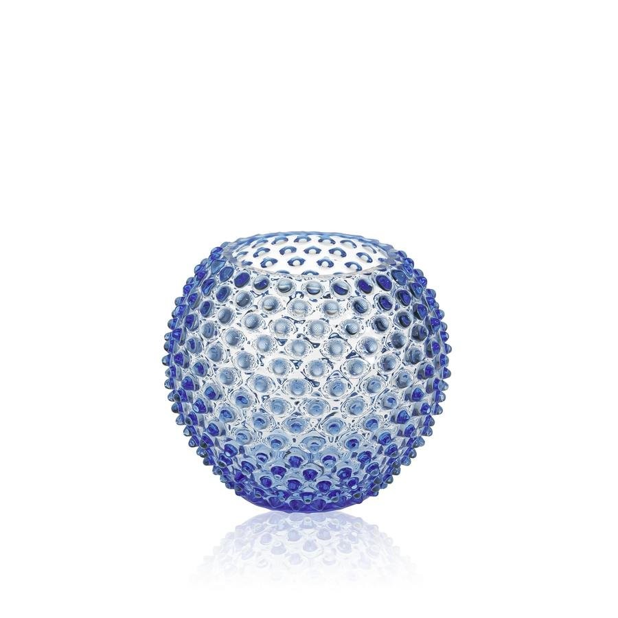 Anna Von Lipa Hobnail Globe Vase 18 cm Light blue