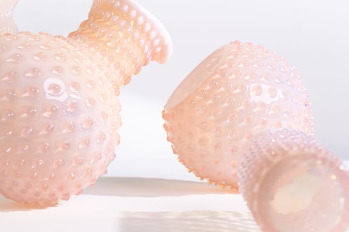 Hobnail Globe Vase 18 cm, Soft Rosa Anna Von Lipa