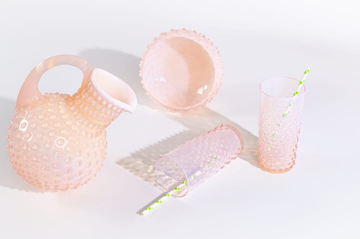 Hobnail Globe Vase 18 cm, Soft Rosa Anna Von Lipa