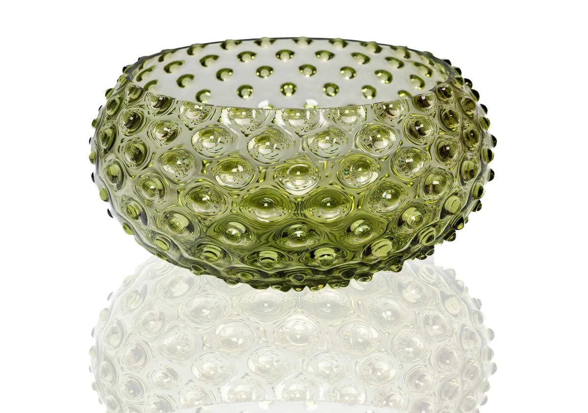 Anna Von Lipa Hobnail Tapas 23 cm Olivegreen