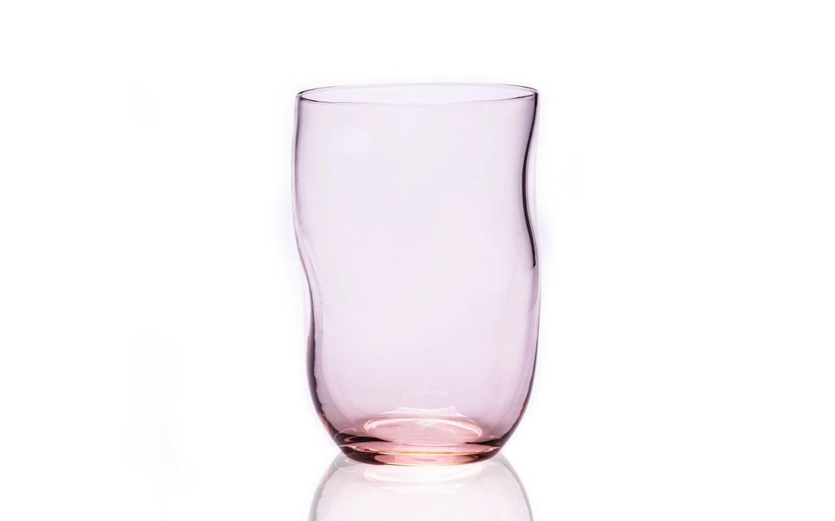 Anna Von Lipa Squeeze Trinkglas 25 cl Rosa