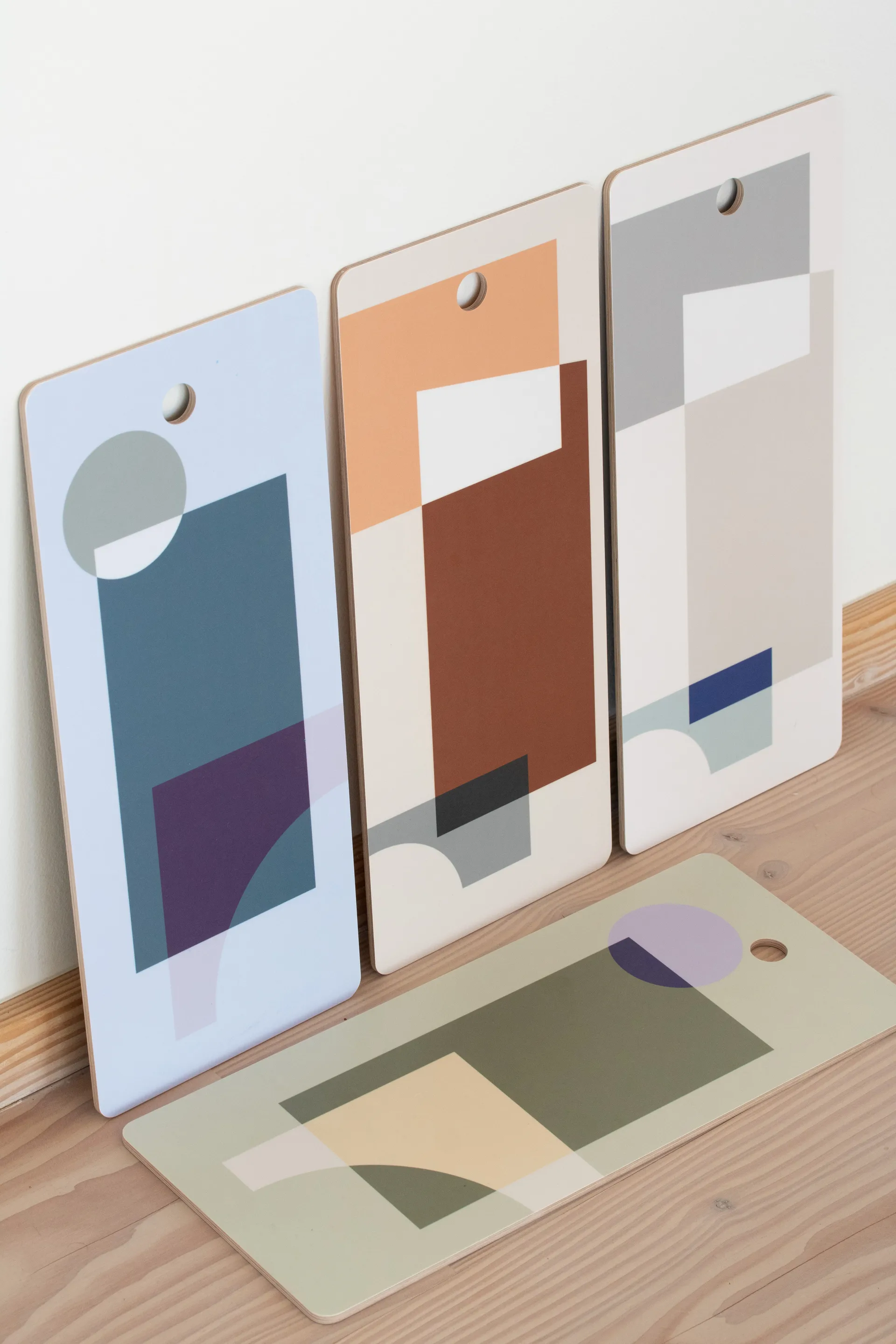 A tribute to colour Schneidebrett, Sand - 40x17 cm Applicata