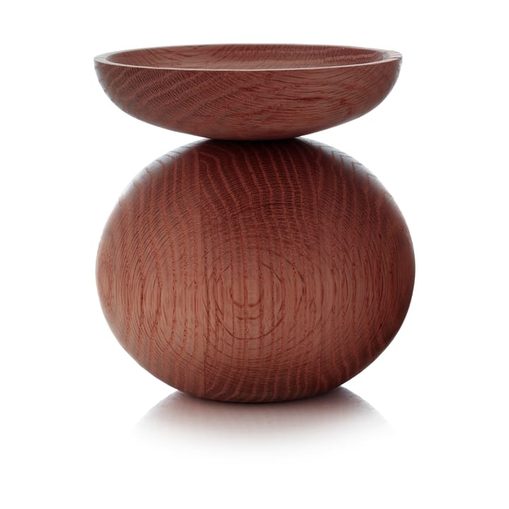 Shape bowl Vase - Geräucherte Eiche - Applicata