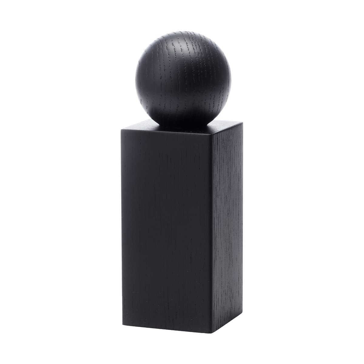Applicata Twist Gewürzmühle Schwarz gebeizte Eiche