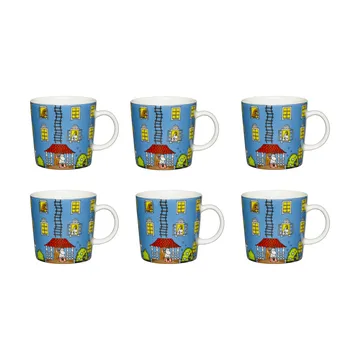 Mumin 70 Jahre Jubiläumstasse 6er Pack - Arabia