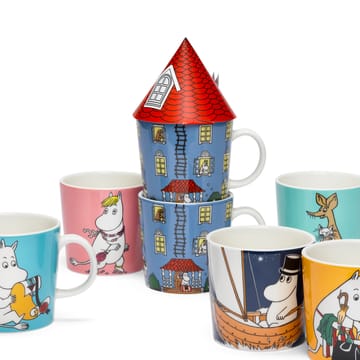 Mumin 70 Jahre Jubiläumstasse 6er Pack - undefined - Arabia