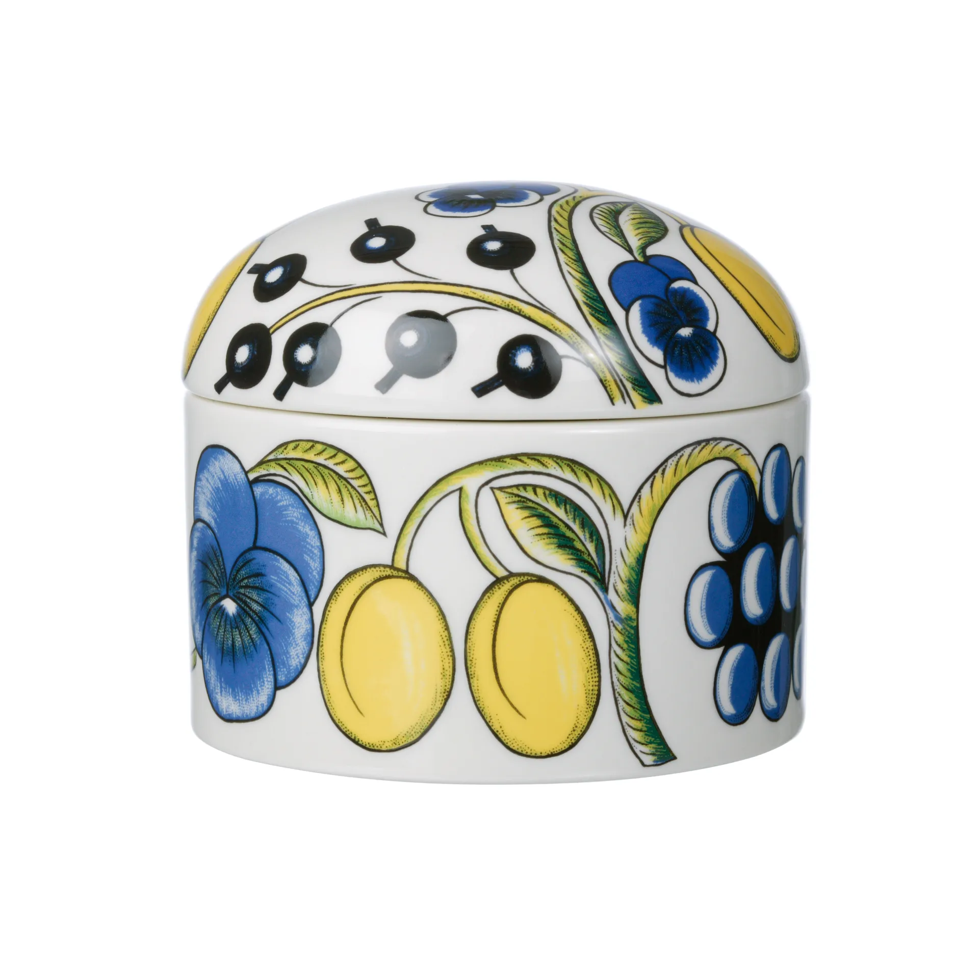 Paratiisi Dose mit Deckel, Weiß-multi Arabia