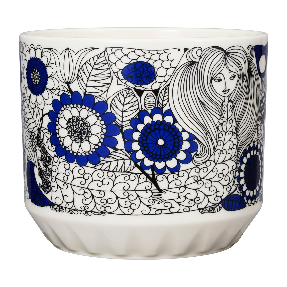 Arabia Pastoraali Blumentopf o14cm | Skandinavisches Design | Blumentöpfe | Blau