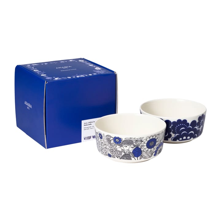 Pastoraali & Esteri Arabia Mixset Schale 2 Teile, Blau Arabia