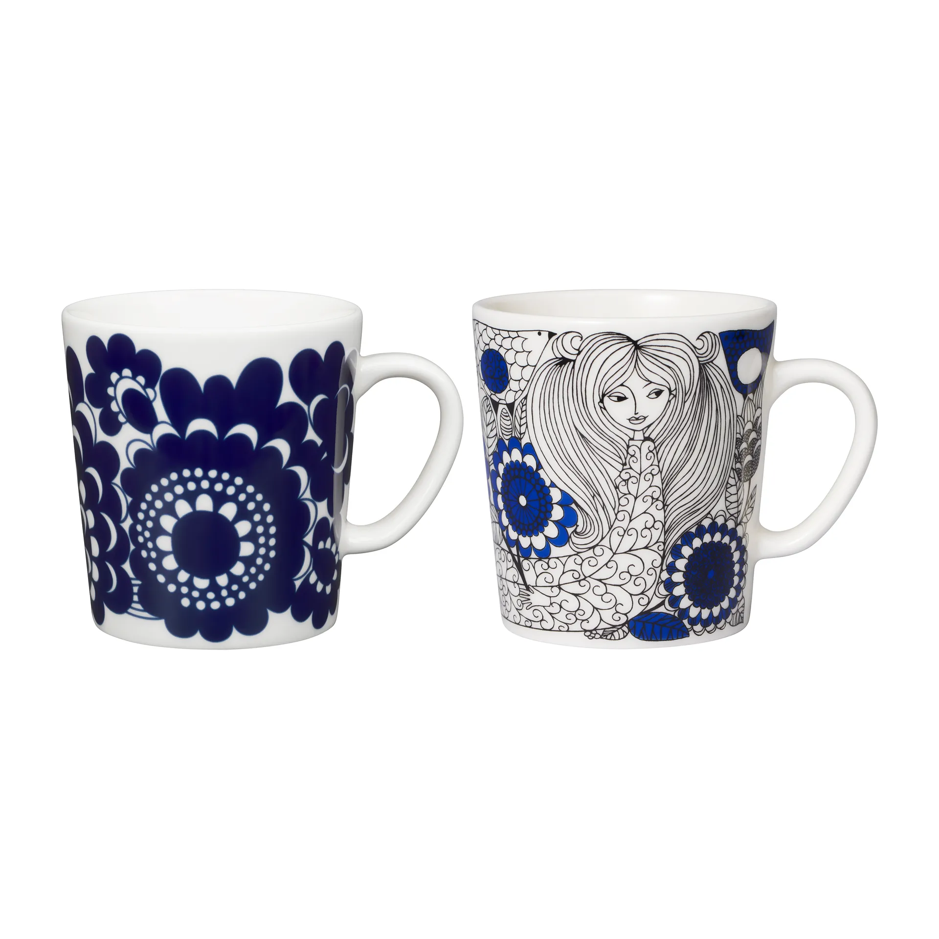 Pastoraali & Esteri Arabia Mixset Tasse 2 Teile, Blau Arabia