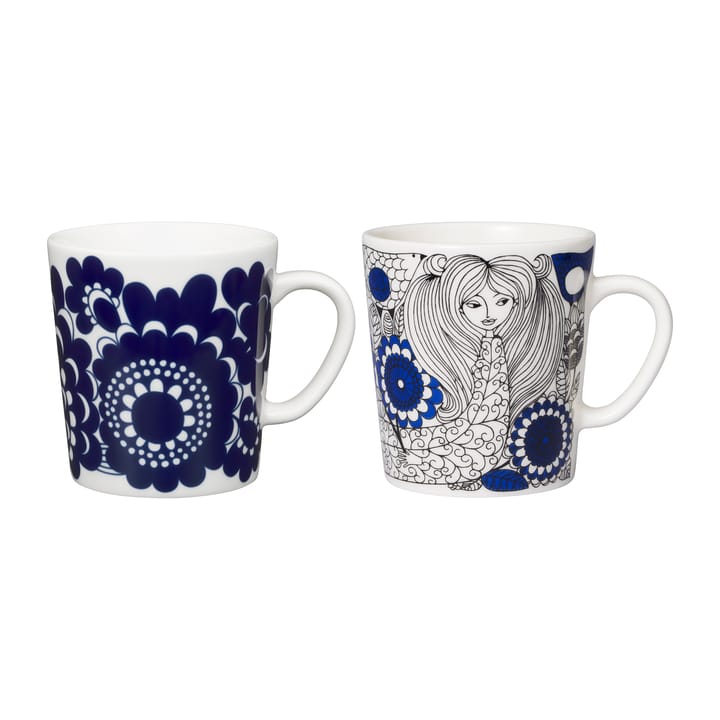 Pastoraali & Esteri Arabia Mixset Tasse 2 Teile - Blau - Arabia