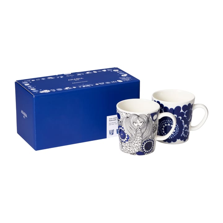 Pastoraali & Esteri Arabia Mixset Tasse 2 Teile, Blau Arabia