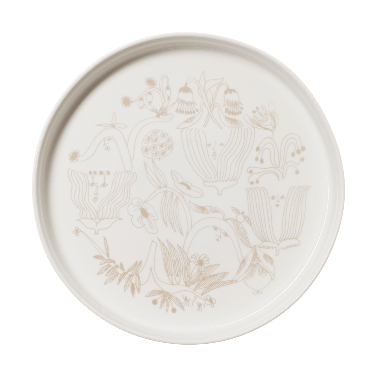 Arabia Puutarhurit runde Kuchenform Ø28 cm Beige