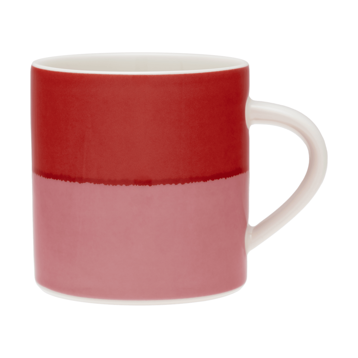 Arabia Vuokko Becher 35 cl 2-Farbe rosa-rot