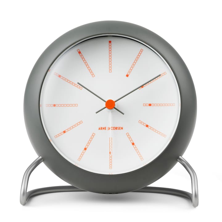 AJ Bankers Tischuhr Ø11cm - Dunkelgrün - Arne Jacobsen Clocks