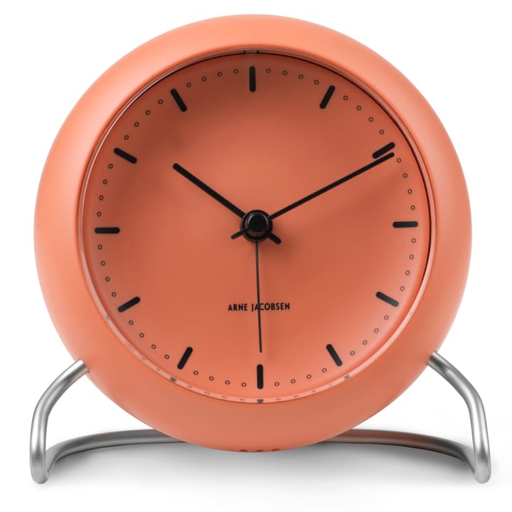 AJ City Hall Tischuhr - Pale orange - Arne Jacobsen Clocks