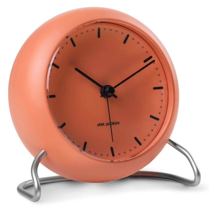 AJ City Hall Tischuhr - Pale orange - Arne Jacobsen Clocks