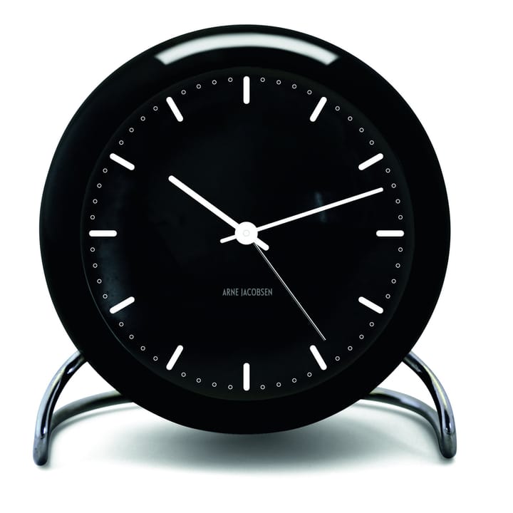 AJ City Hall Tischuhr - Schwarz - Arne Jacobsen Clocks