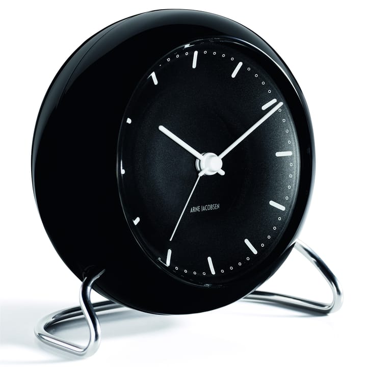 AJ City Hall Tischuhr - Schwarz - Arne Jacobsen Clocks