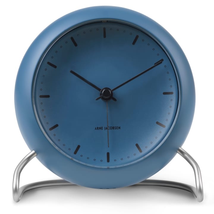 AJ City Hall Tischuhr - Stone blue - Arne Jacobsen Clocks