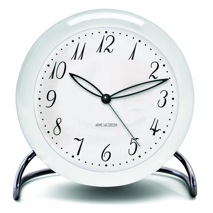 AJ LK Tischuhr - Weiß - Arne Jacobsen Clocks