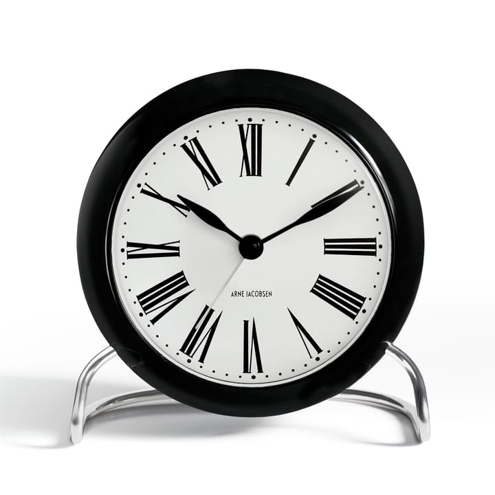 AJ Roman Tischuhr - Schwarz - Arne Jacobsen Clocks