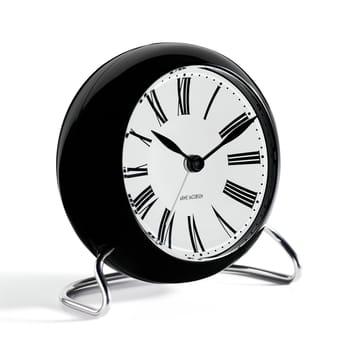 AJ Roman Tischuhr - Schwarz - Arne Jacobsen Clocks