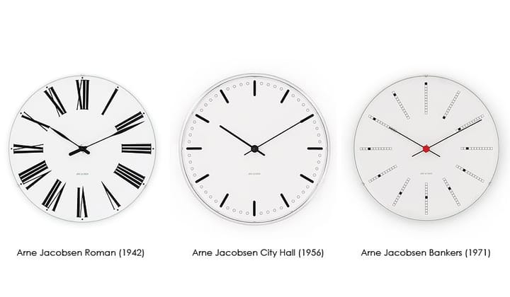 Arne Jacobsen Bankers Wanduhr - Ø 160mm - Arne Jacobsen Clocks