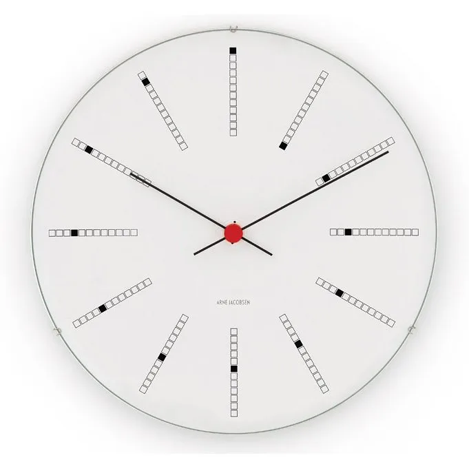 Arne Jacobsen Bankers Wanduhr, Ø 290mm Arne Jacobsen Clocks