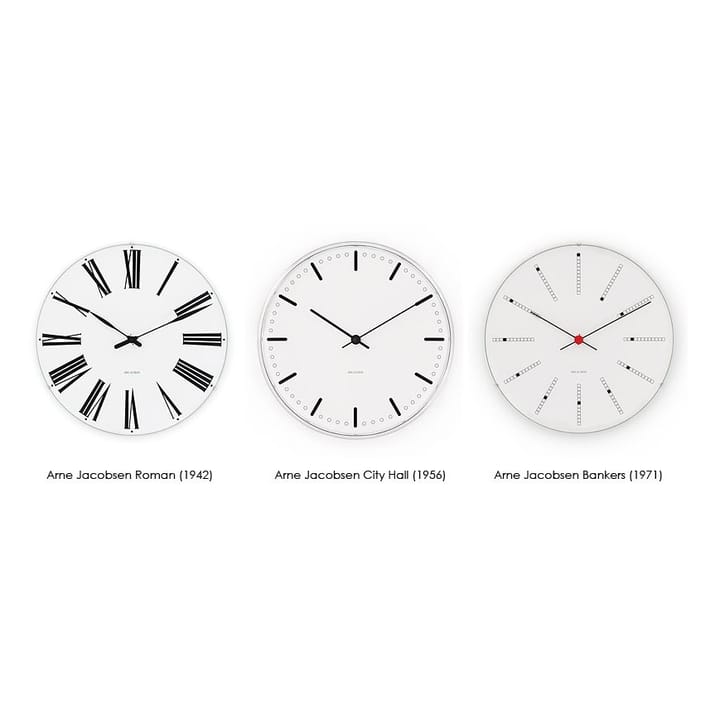 Arne Jacobsen Bankers Wanduhr - Ø 290mm - Arne Jacobsen Clocks