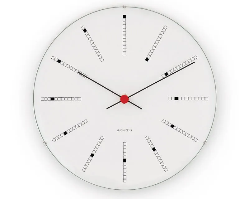 Arne Jacobsen Bankers Wanduhr, Ø 480mm Arne Jacobsen Clocks