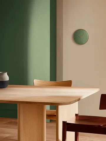 Arne Jacobsen City Hall Wanduhr - Grün, Ø21 cm - Arne Jacobsen Clocks