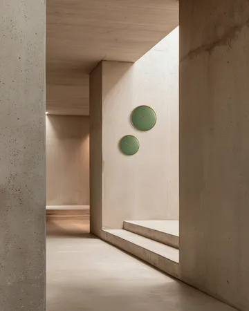 Arne Jacobsen City Hall Wanduhr - Grün, Ø21 cm - Arne Jacobsen Clocks