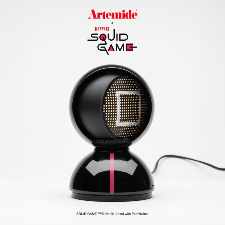 Eclisse x Squid Game Tischlampe Special Edition, Guard black Artemide