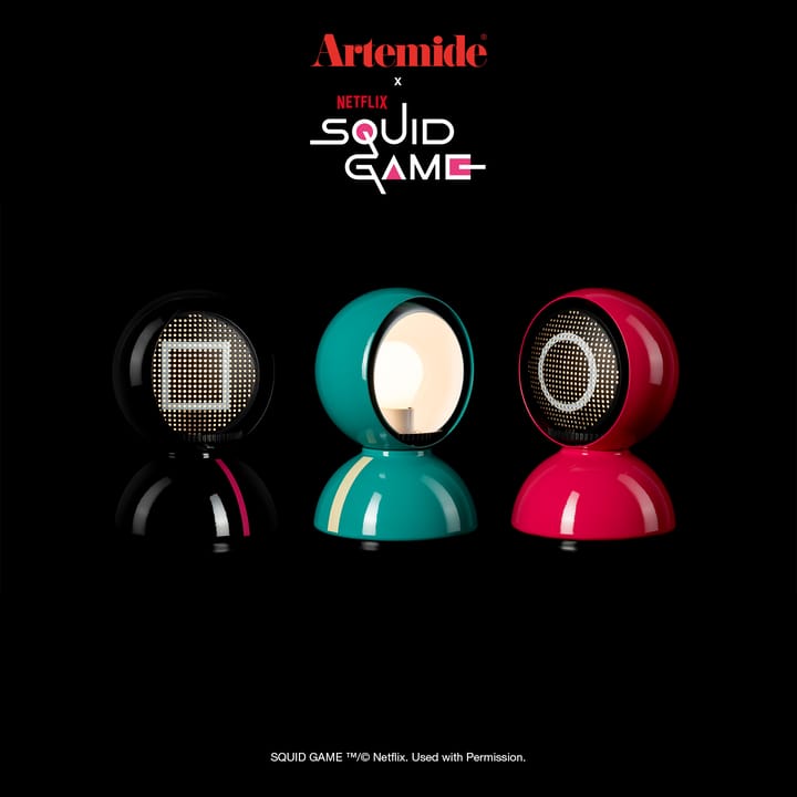 Eclisse x Squid Game Tischlampe Special Edition, Guard black Artemide