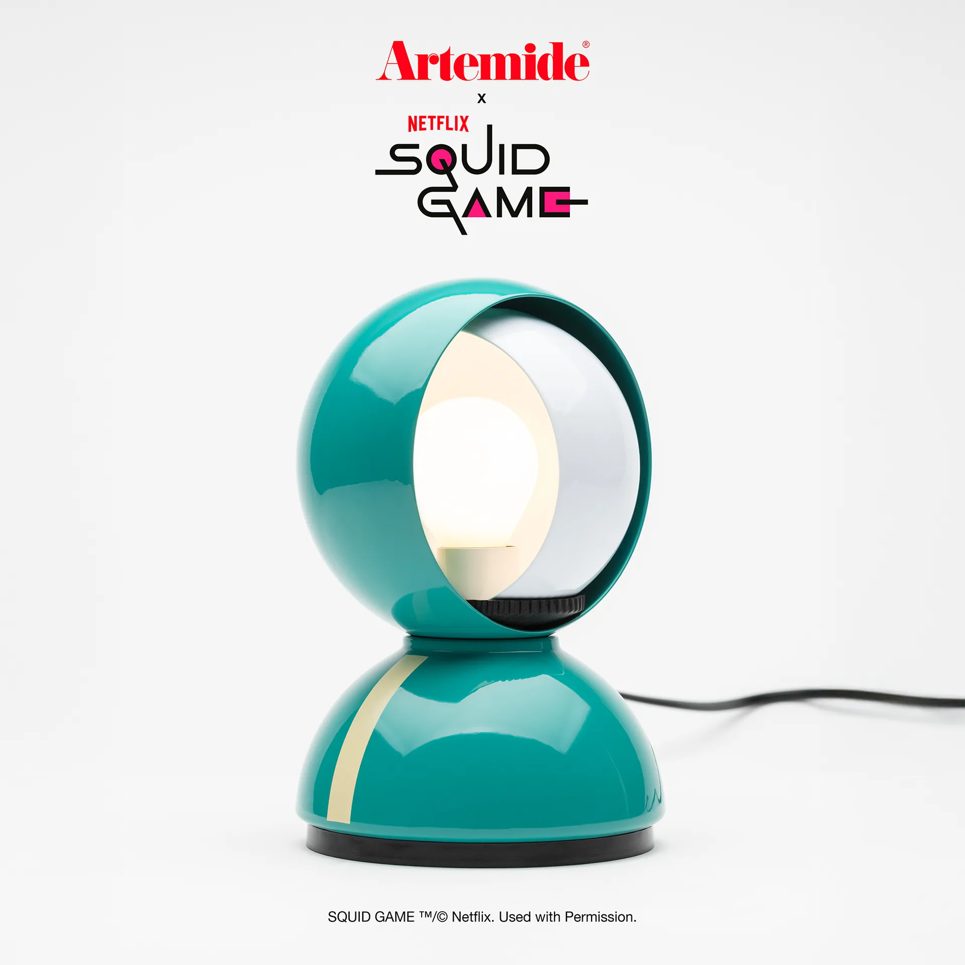 Eclisse x Squid Game Tischlampe Special Edition, Player Artemide