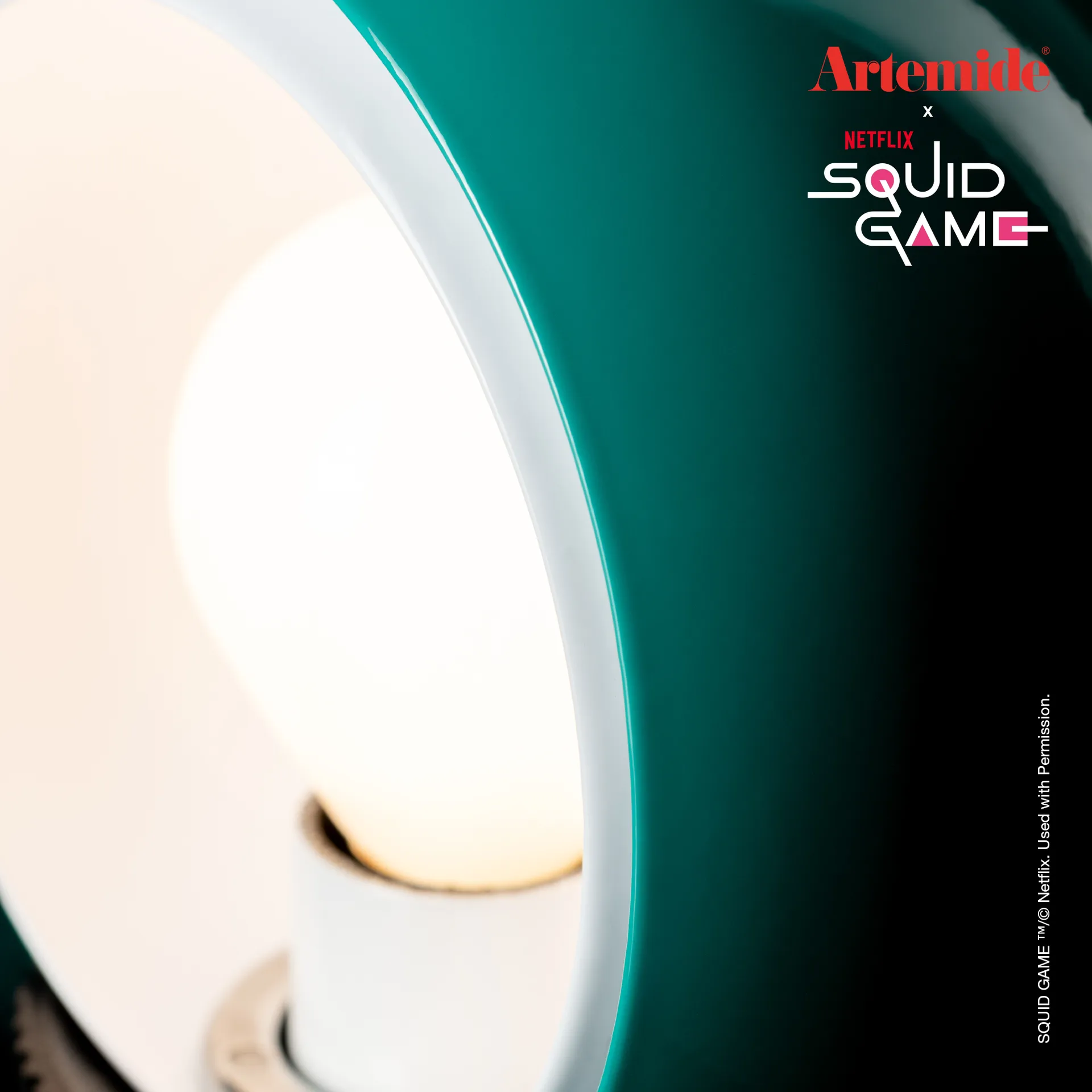 Eclisse x Squid Game Tischlampe Special Edition, Player Artemide
