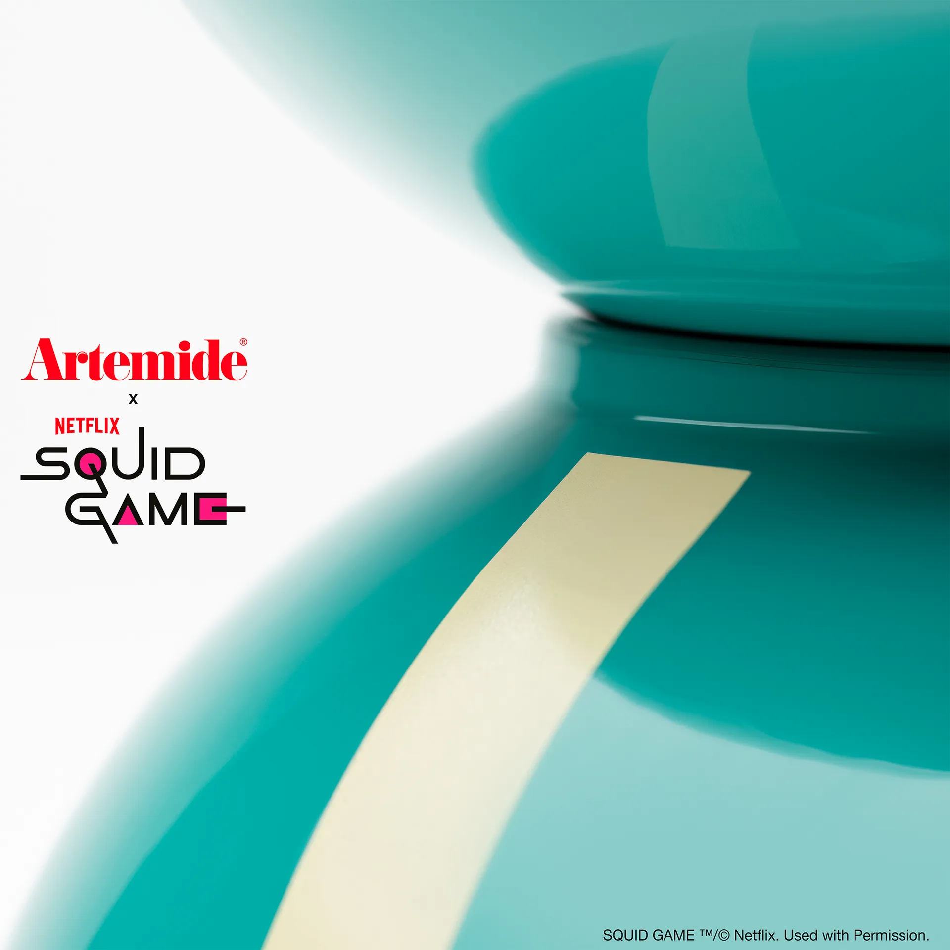 Eclisse x Squid Game Tischlampe Special Edition, Player Artemide