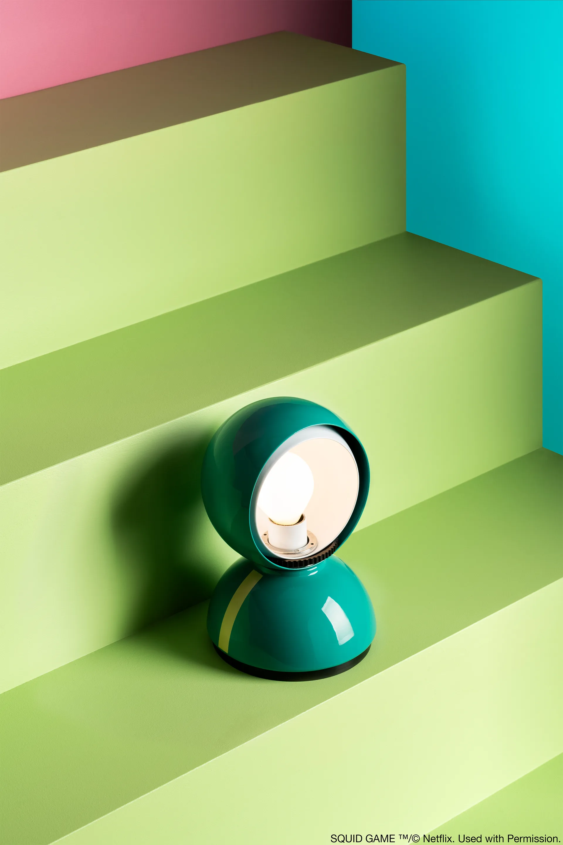 Eclisse x Squid Game Tischlampe Special Edition, Player Artemide