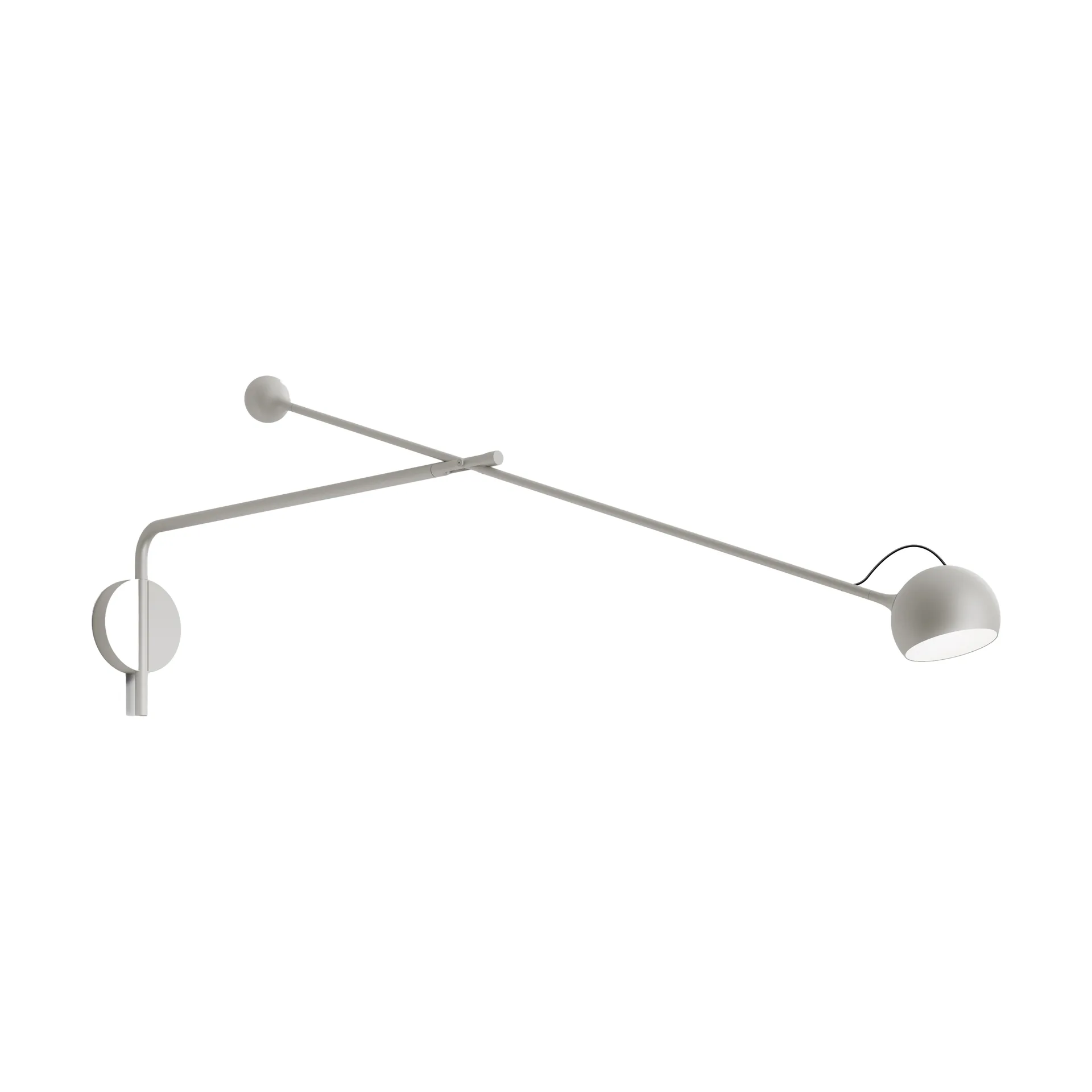 Ixa Wandleuchte L, White-grey Artemide