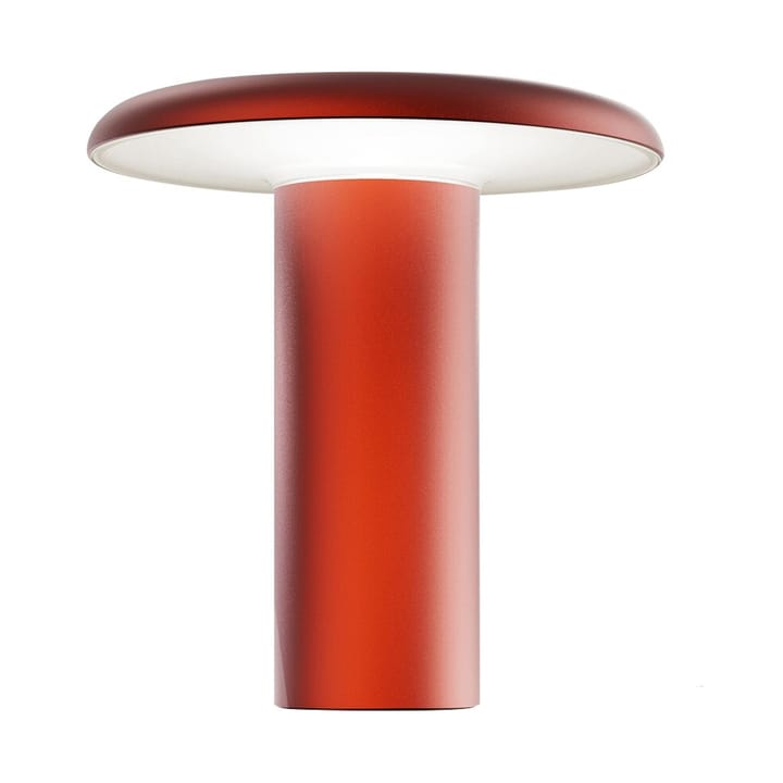 Takku tragbare Tischleuchte 19cm - Anodized red - Artemide