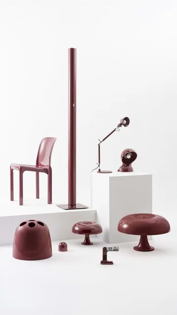 Timor Ewiger Kalender - Rubinrot - Artemide