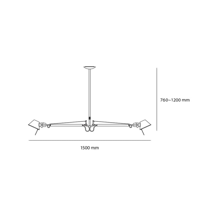 Tolomeo Pendelleuchte - Aluminium - Artemide