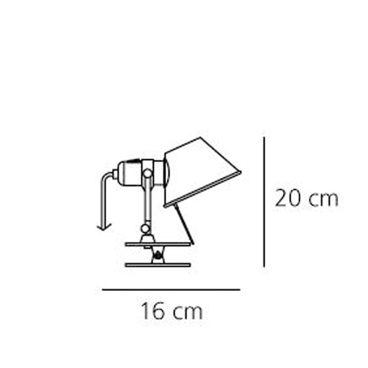 Tolomeo pinza micro Wandleuchte - Aluminium - Artemide