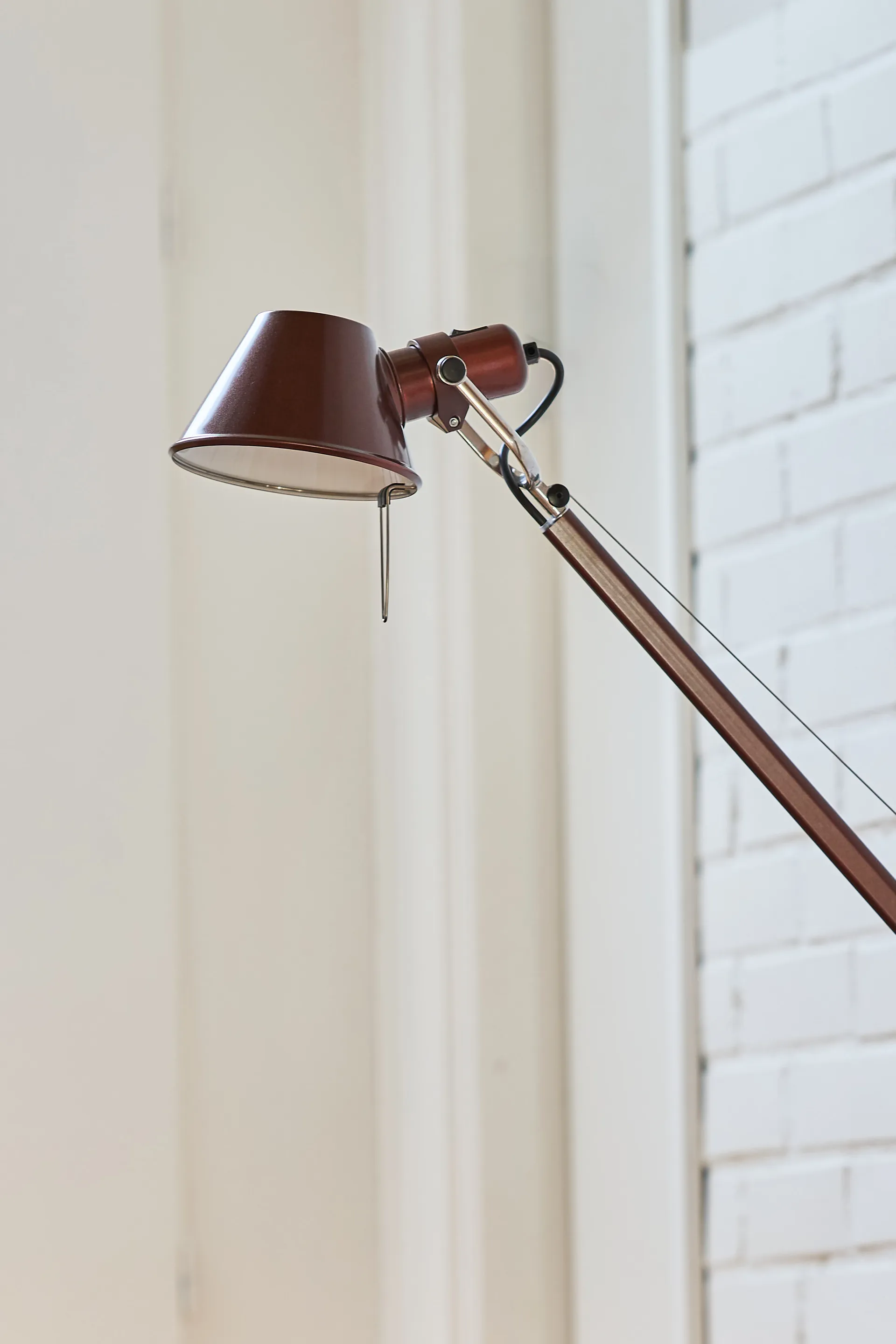 Tolomeo Reading Stehlampe E27 special edition - Brown metallic, Lampenfuß Artemide